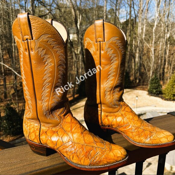 Justin\'s Reptile Cowboy Boots in Men\'s Size 8.5D main image 3